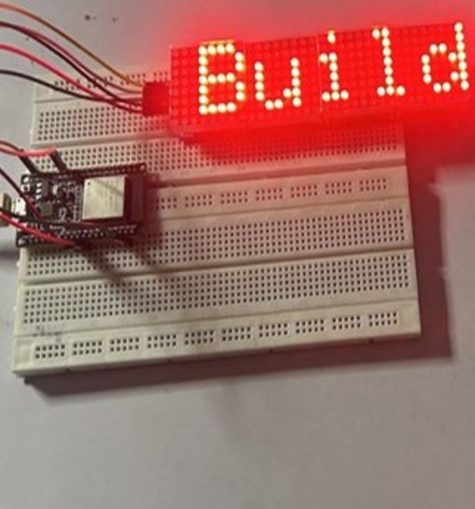 Build a Rolling LED Display